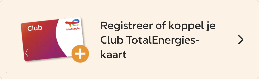 Registreer of koppel je Club TotalEnergies-kaart.